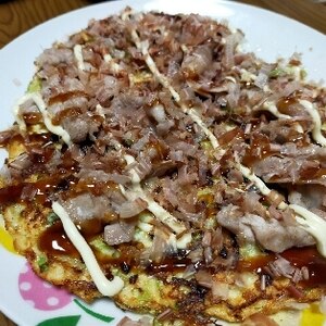 材料3つ！簡単ヘルシー豆腐のお好み焼き